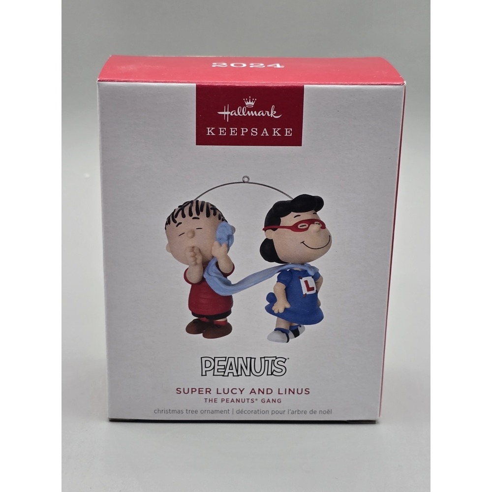 2024 Hallmark Keepsake The Peanuts Gangβ : Super Lucy And Linus Ornament